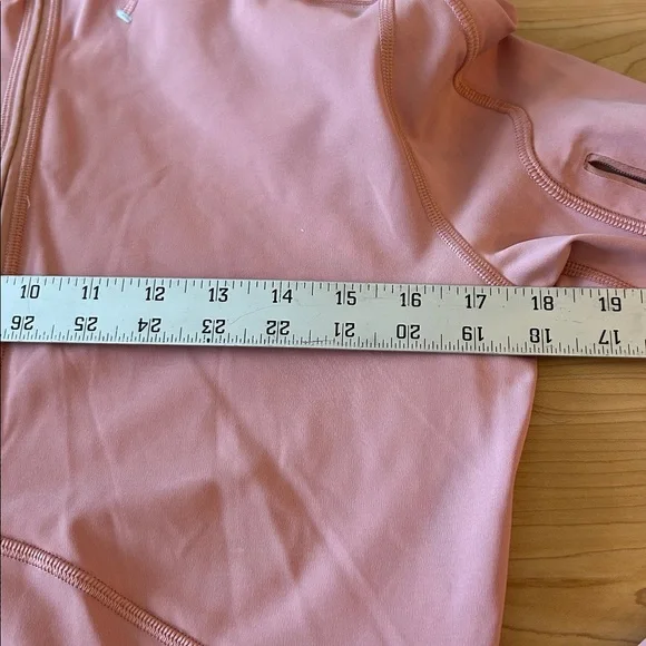 Lululemon Break a Trail 1/2 Zip Hoodie Pink Pastel Size 6 - Picture 11 of 12